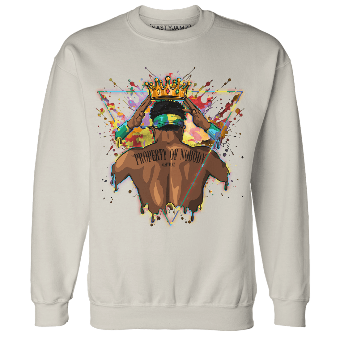 Mid GS Six Championships 1s Sweatshirt Match Property Of Nobody - NastyJamz