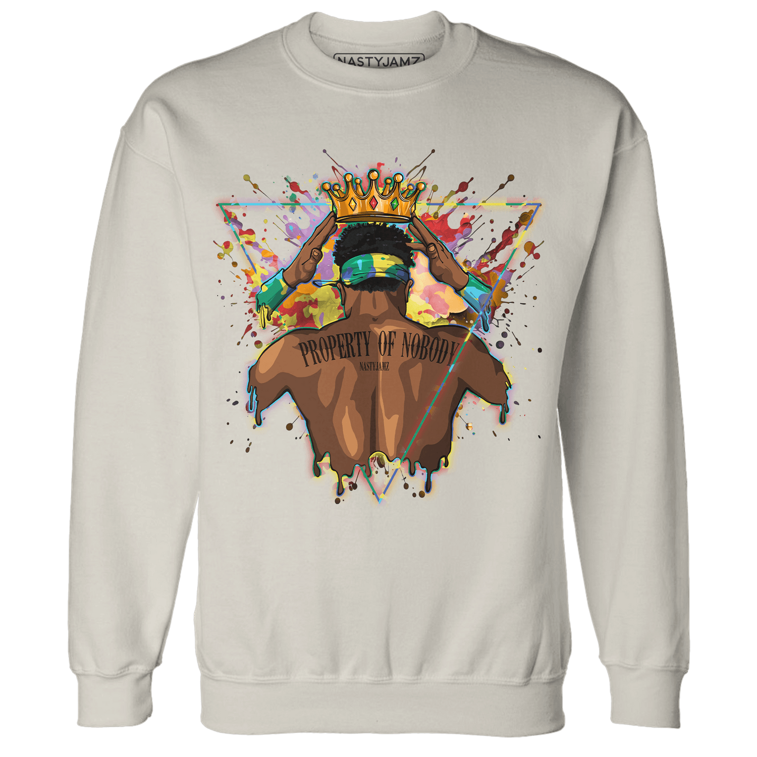 Mid GS Six Championships 1s Sweatshirt Match Property Of Nobody - NastyJamz