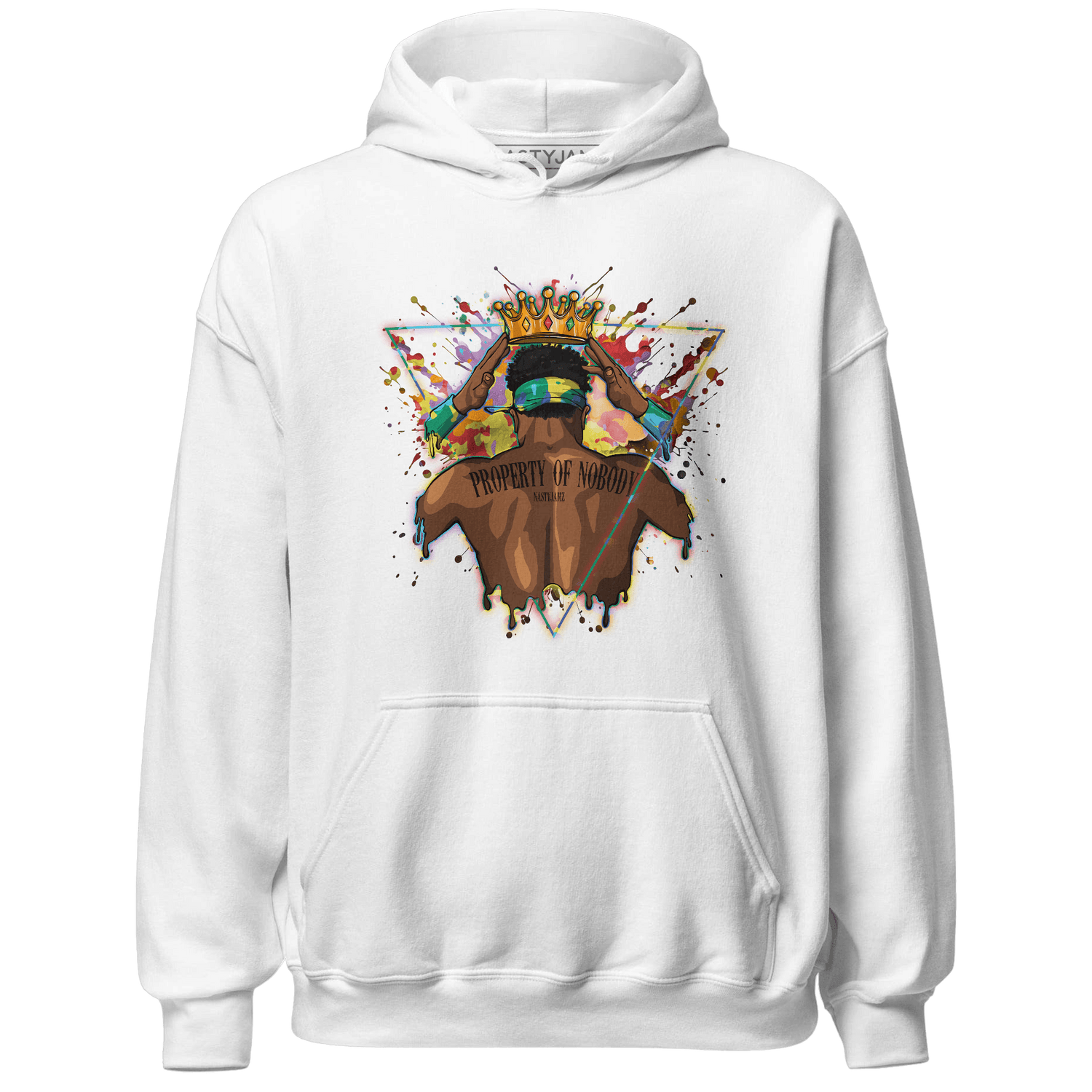 Mid GS Six Championships 1s Hoodie Match Property Of Nobody - NastyJamz