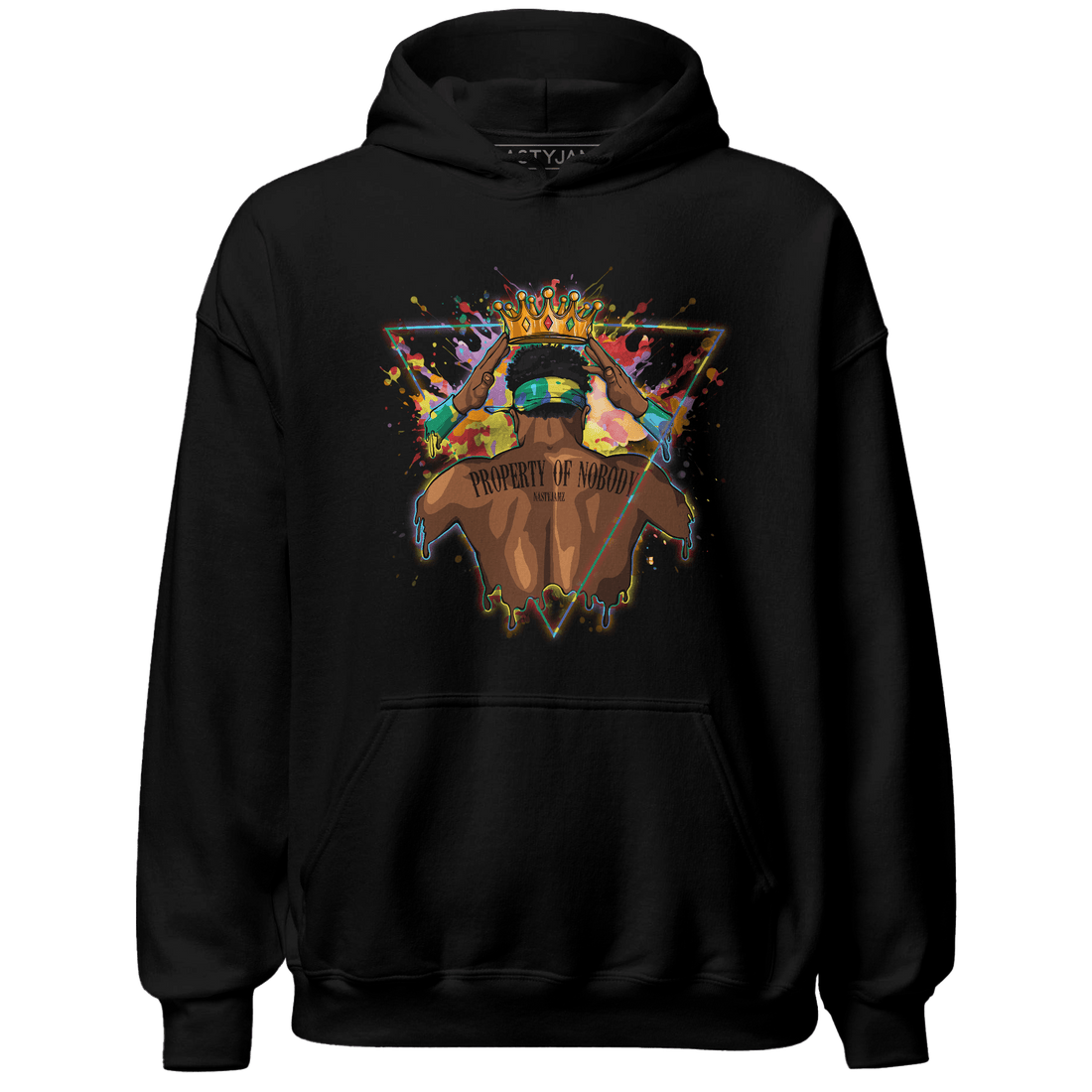 Mid GS Six Championships 1s Hoodie Match Property Of Nobody - NastyJamz