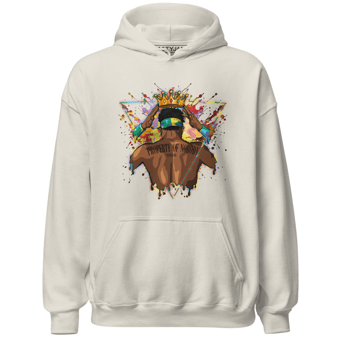 Mid GS Six Championships 1s Hoodie Match Property Of Nobody - NastyJamz