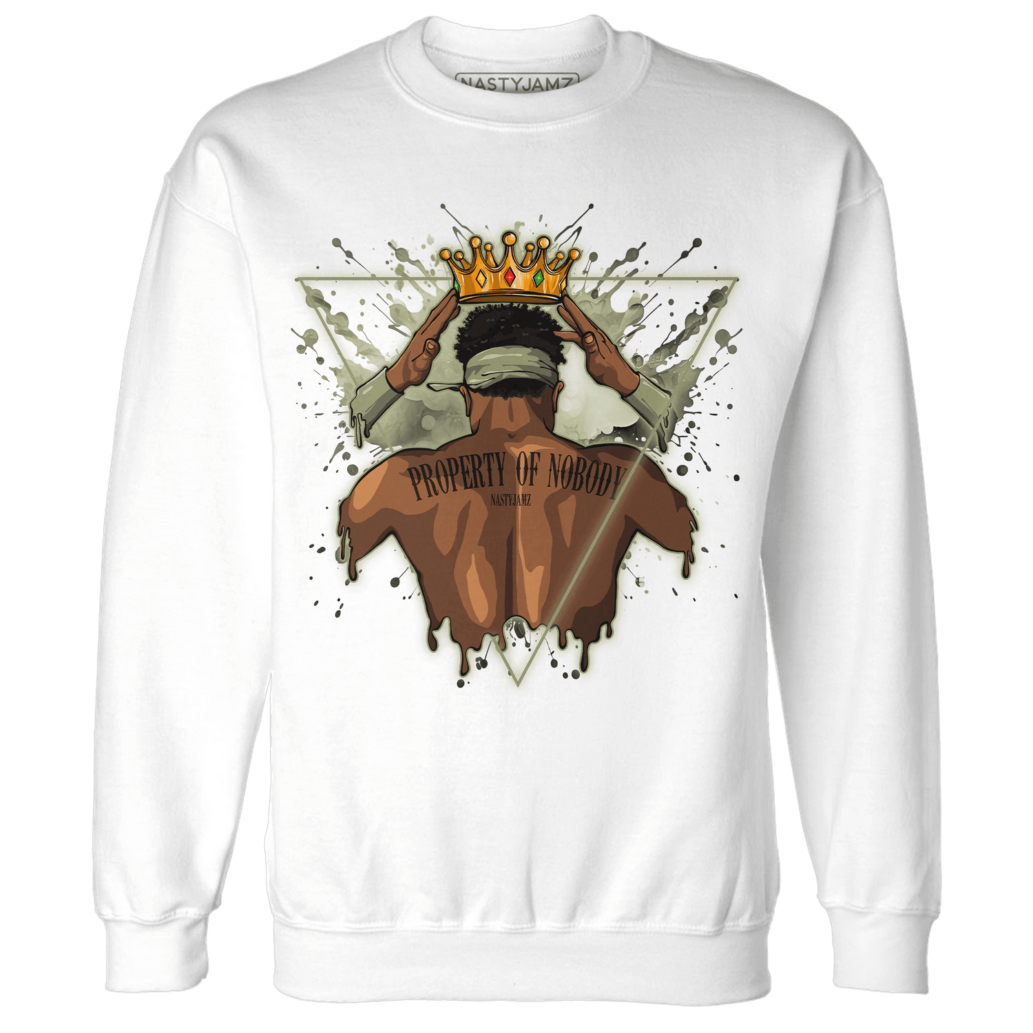 Yeezy Slide Resin Sweatshirt Match Property Of Nobody - NastyJamz