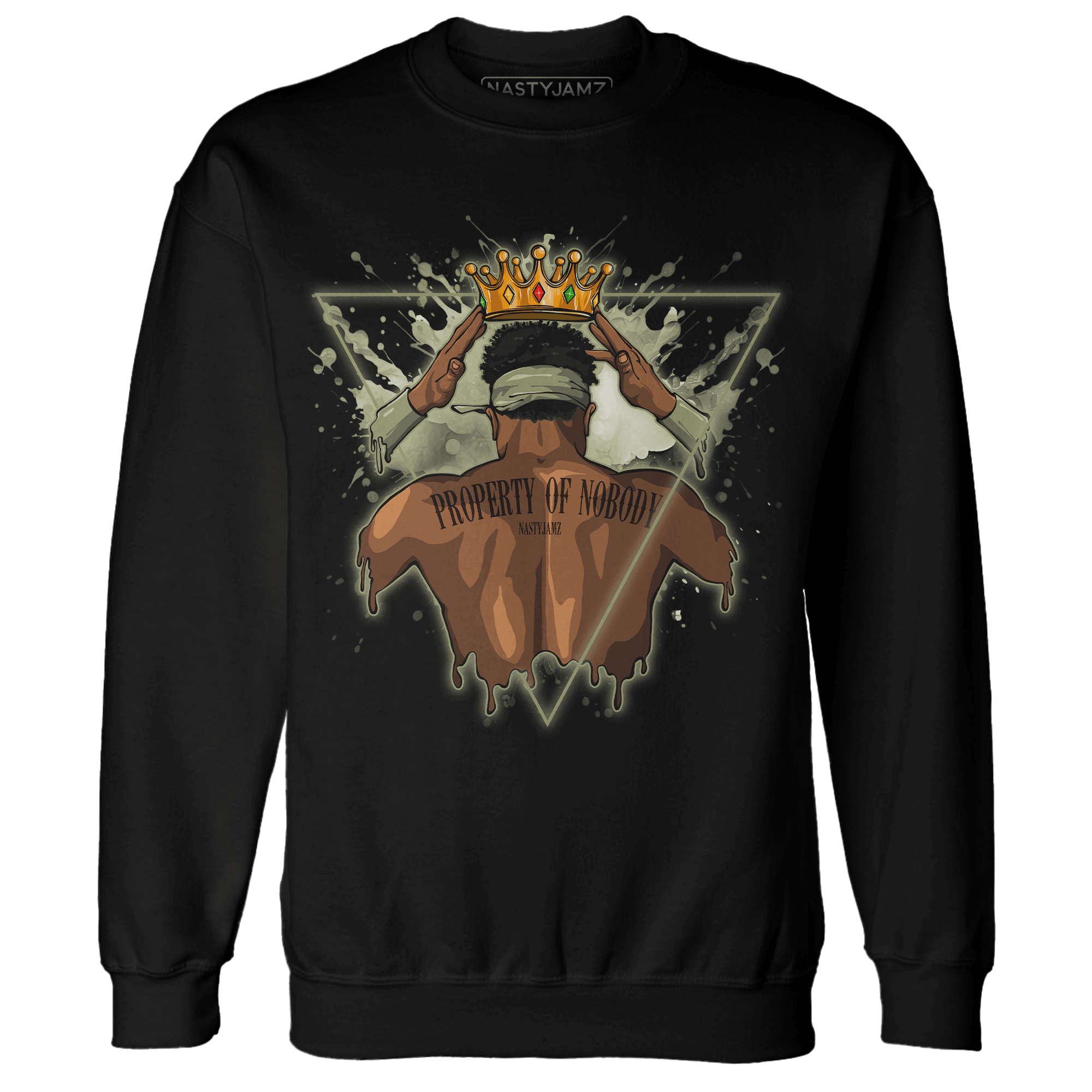 Yeezy Slide Resin Sweatshirt Match Property Of Nobody - NastyJamz