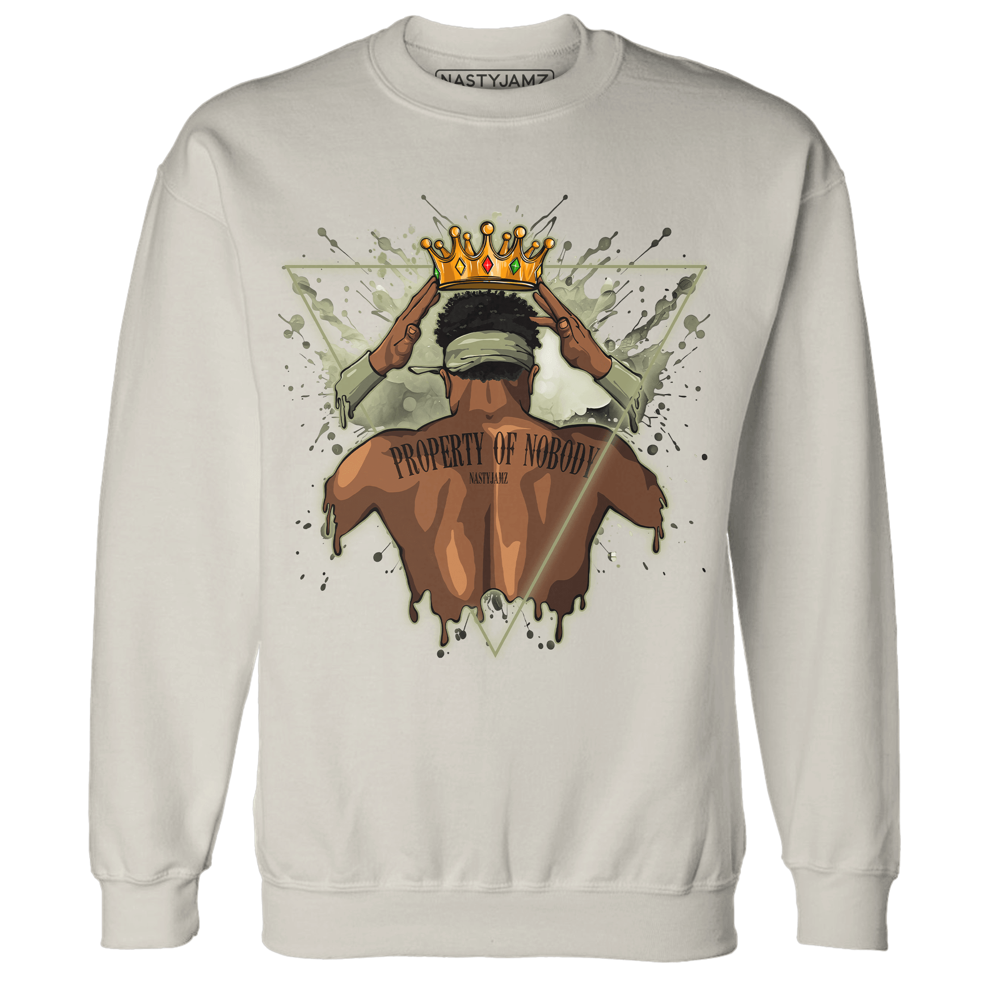 Yeezy Slide Resin Sweatshirt Match Property Of Nobody - NastyJamz