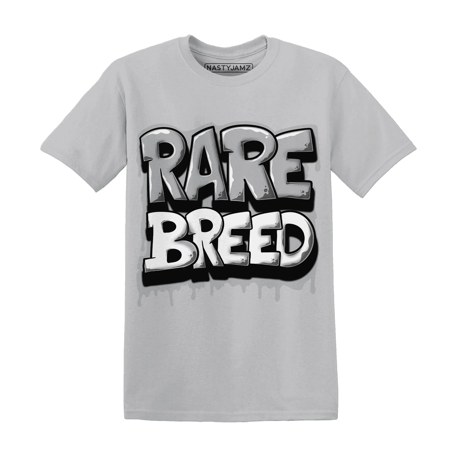 Wolf-Grey-1s-T-Shirt-Match-Rare-Breed