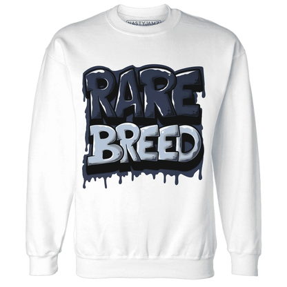 White-Navy-6s-Sweatshirt-Match-Rare-Breed