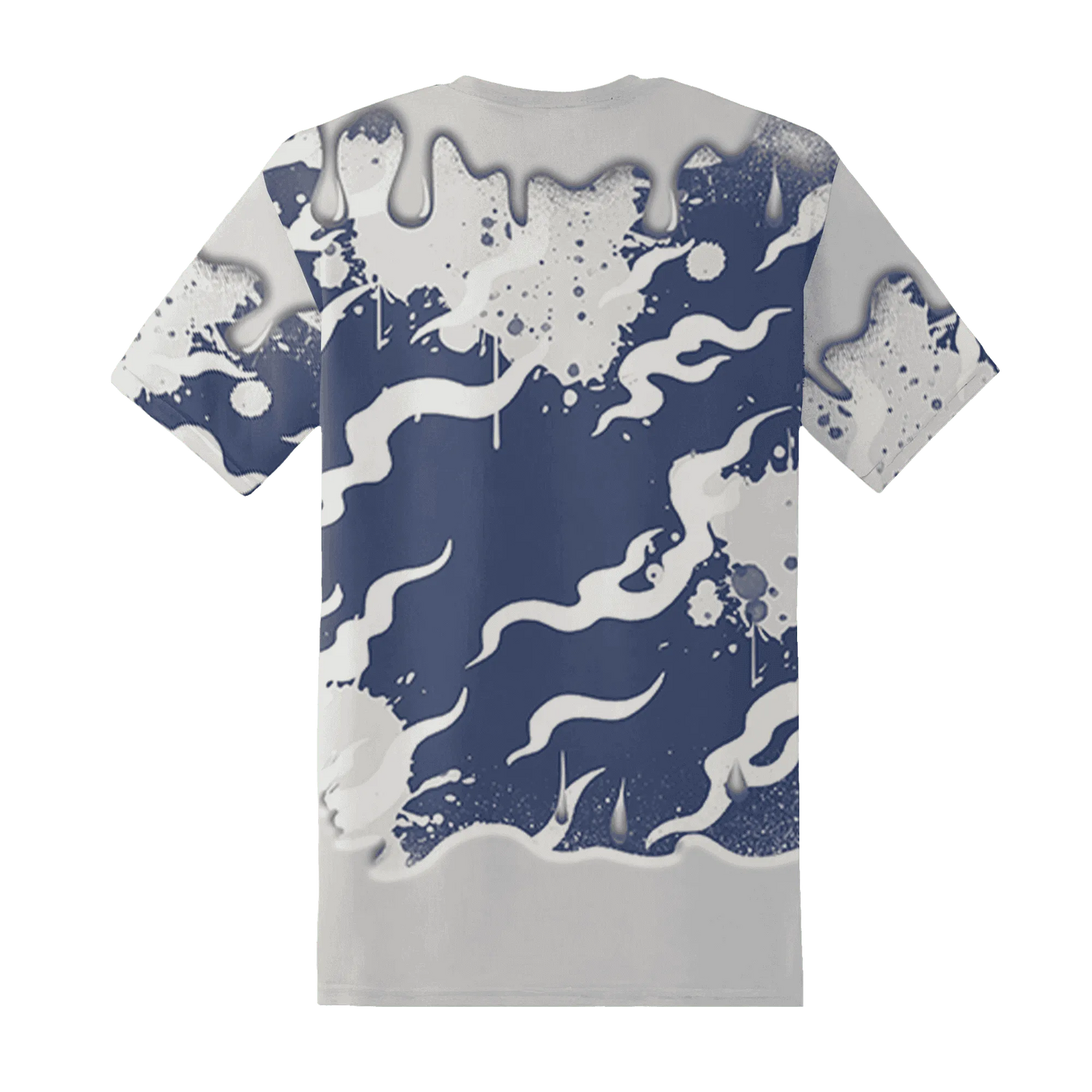 Low-Diffused-Blue-11s-T-Shirt-Match-Rare-Breed-3D-Drippin