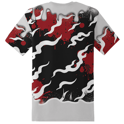 Retro Red Taxi 12s T Shirt Match Rare Breed 3D All-Over Print Drippin - NastyJamz