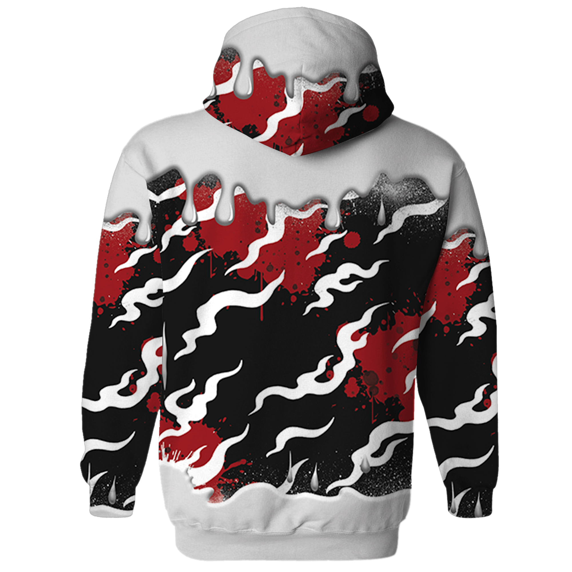 Retro Red Taxi 12s Hoodie Match Rare Breed 3D All-Over Print Drippin - NastyJamz