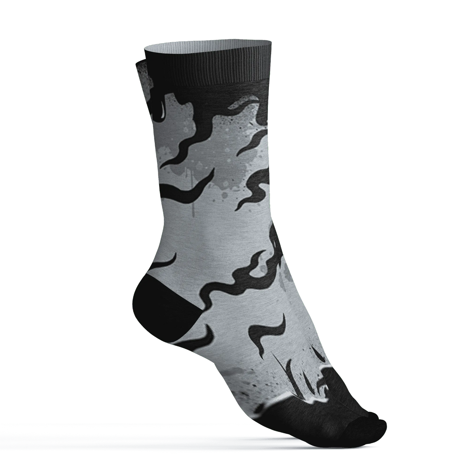 Wolf-Grey-12s-Socks-Match-Rare-Breed-3D-Drippin