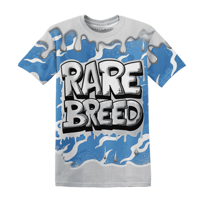 Carolina-Blue-Univercitii-17s-T-Shirt-Match-Rare-Breed-3D-Drippin