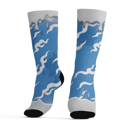 Carolina-Blue-Univercitii-17s-Socks-Match-Rare-Breed-3D-Drippin