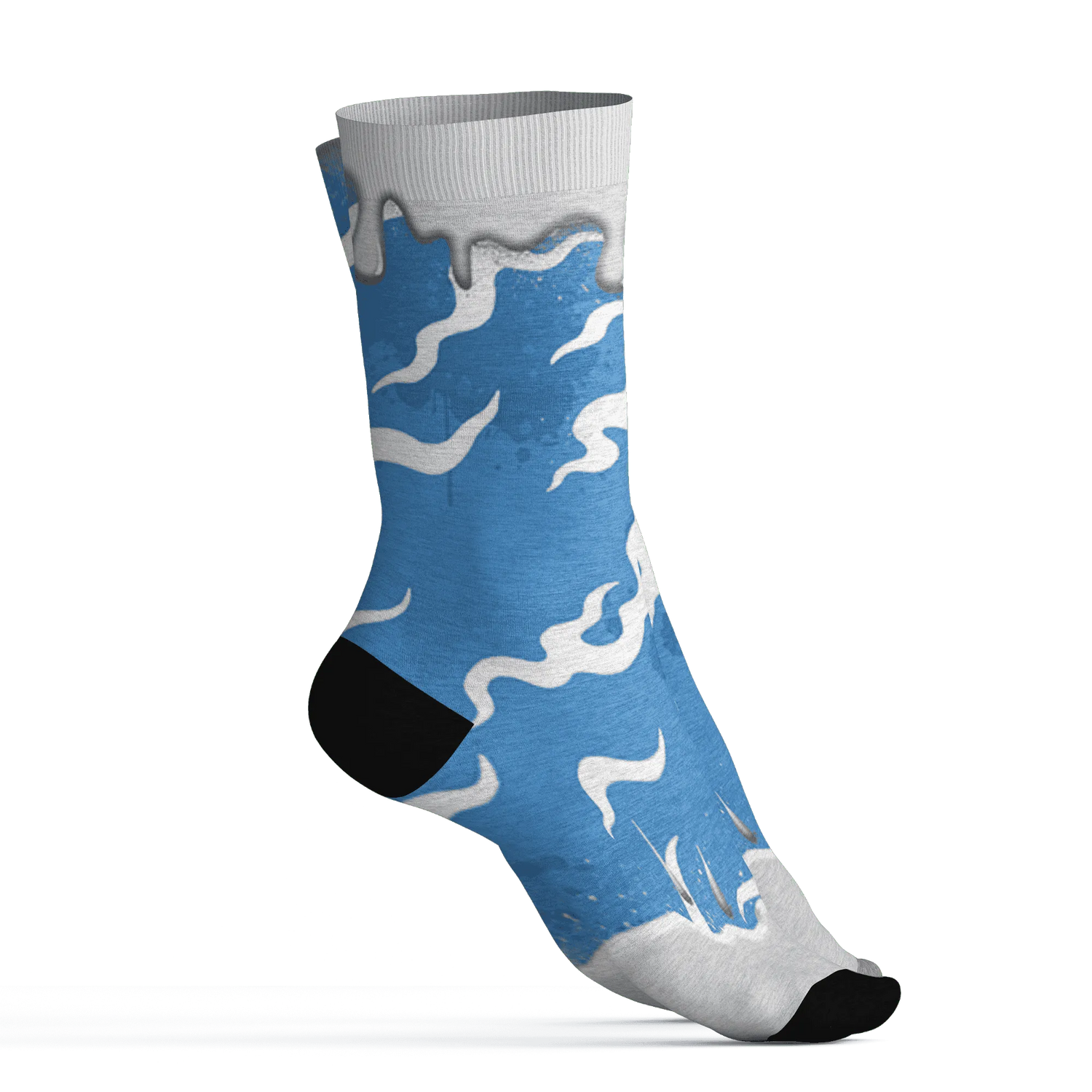 Carolina-Blue-Univercitii-17s-Socks-Match-Rare-Breed-3D-Drippin