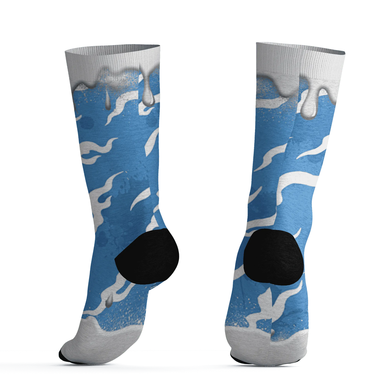 Carolina-Blue-Univercitii-17s-Socks-Match-Rare-Breed-3D-Drippin