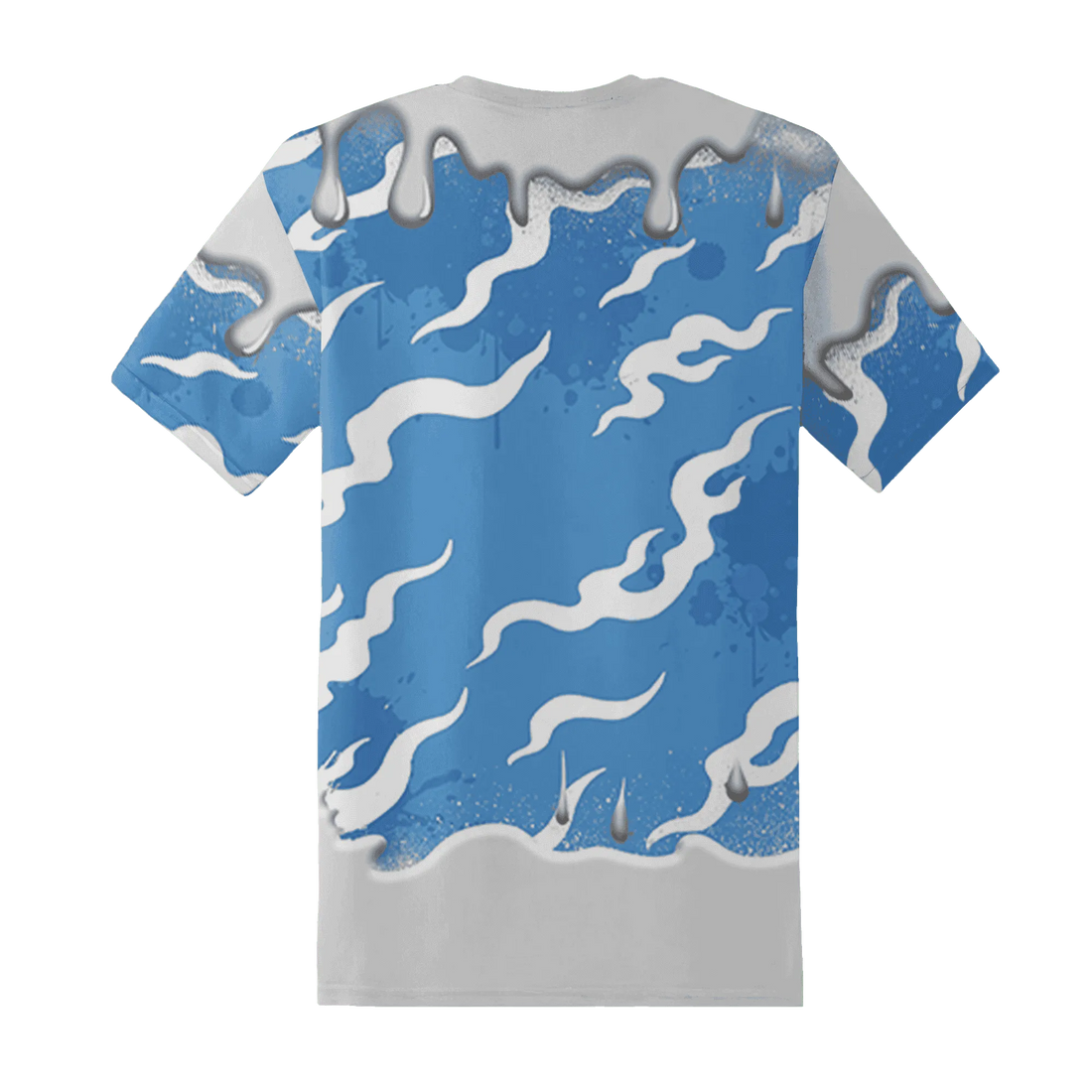 Carolina-Blue-Univercitii-17s-T-Shirt-Match-Rare-Breed-3D-Drippin