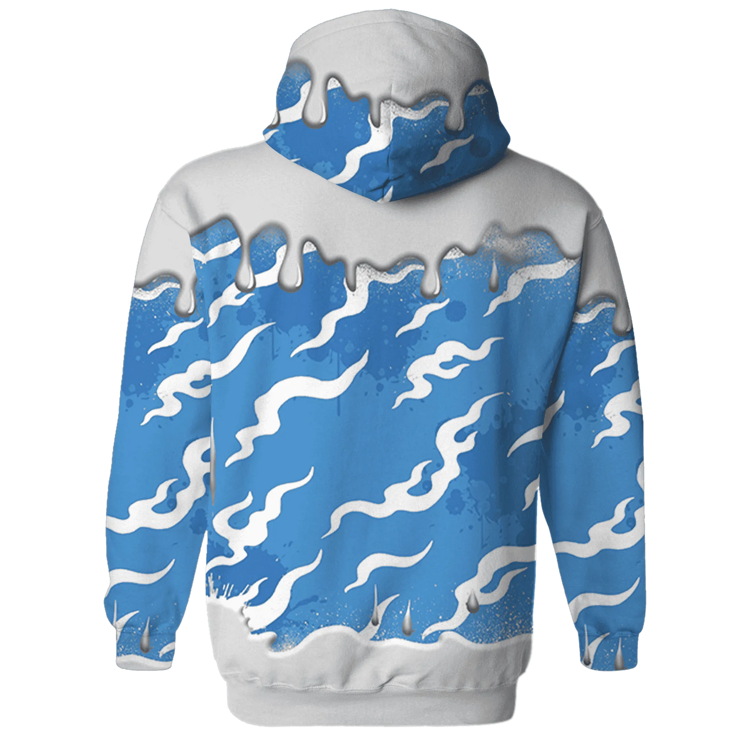Carolina-Blue-Univercitii-17s-Hoodie-Match-Rare-Breed-3D-Drippin