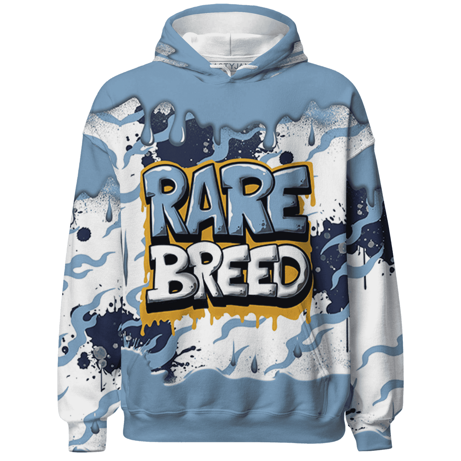 First In Flight 1s Hoodie Match Rare Breed 3D All-Over Print Drippin - NastyJamz