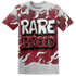 High 85 Metallic Burgundy 1s T Shirt Match Rare Breed 3D All-Over Print Drippin - NastyJamz
