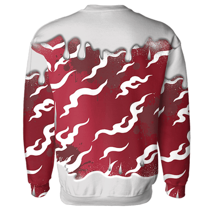 High 85 Metallic Burgundy 1s Sweatshirt Match Rare Breed 3D All-Over Print Drippin - NastyJamz