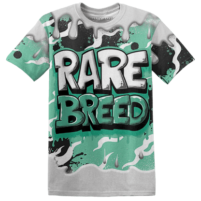 High OG Green Glow 1s T Shirt Match Rare Breed 3D All-Over Print Drippin - NastyJamz