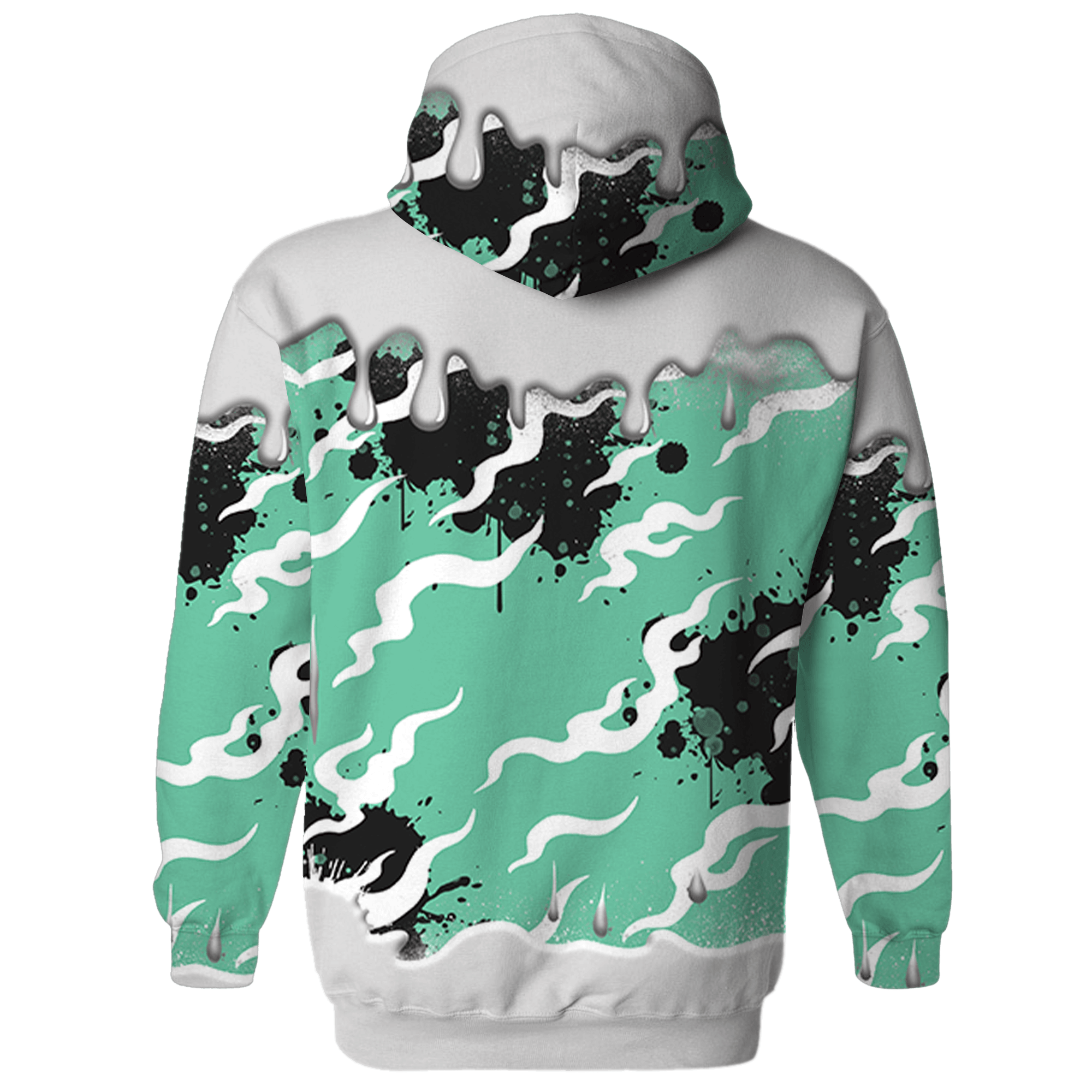 High OG Green Glow 1s Hoodie Match Rare Breed 3D All-Over Print Drippin - NastyJamz
