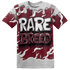 High White Team Red 1s T Shirt Match Rare Breed 3D All-Over Print Drippin - NastyJamz