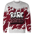 High White Team Red 1s Sweatshirt Match Rare Breed 3D All-Over Print Drippin - NastyJamz