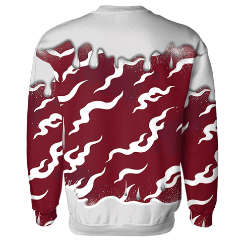 High-White-Team-Red-1s-Sweatshirt-Match-Rare-Breed-3D-Drippin