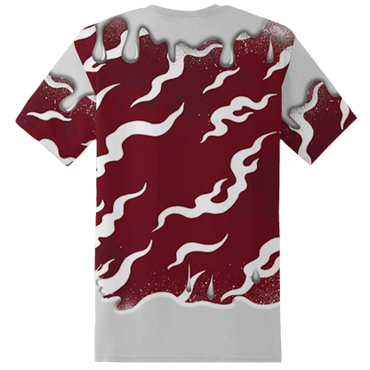 High White Team Red 1s T Shirt Match Rare Breed 3D All-Over Print Drippin - NastyJamz