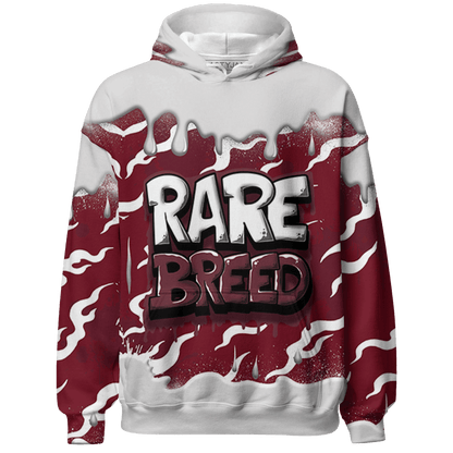 High White Team Red 1s Hoodie Match Rare Breed 3D All-Over Print Drippin - NastyJamz