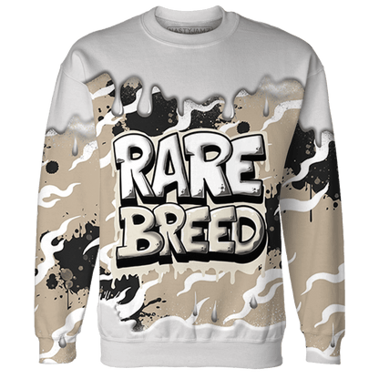 Latte 1s Sweatshirt Match Rare Breed 3D All-Over Print Drippin - NastyJamz