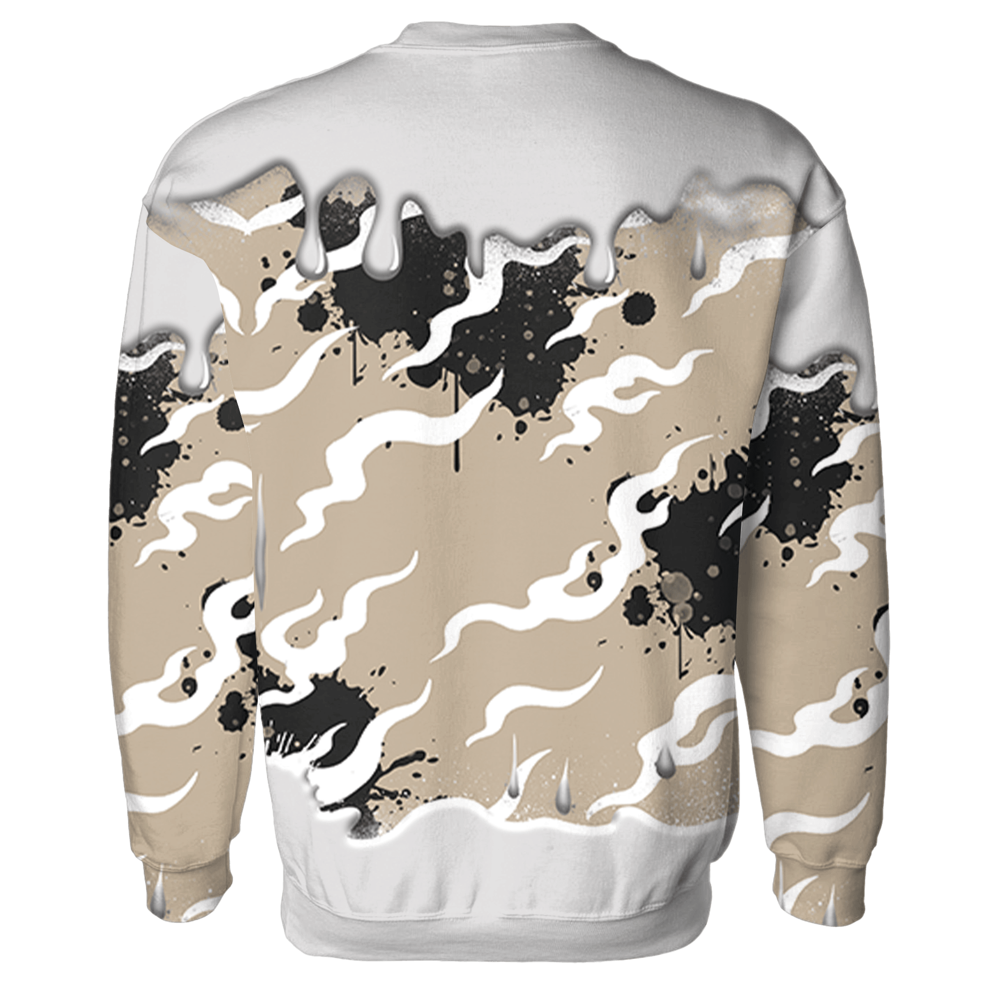 Latte 1s Sweatshirt Match Rare Breed 3D All-Over Print Drippin - NastyJamz