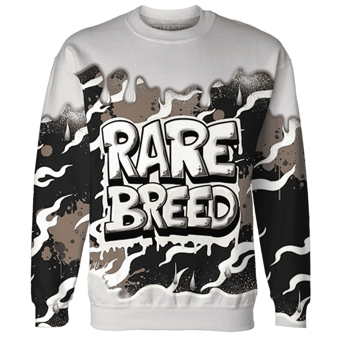 Low-Mocha-1s-Sweatshirt-Match-Rare-Breed-3D-Drippin