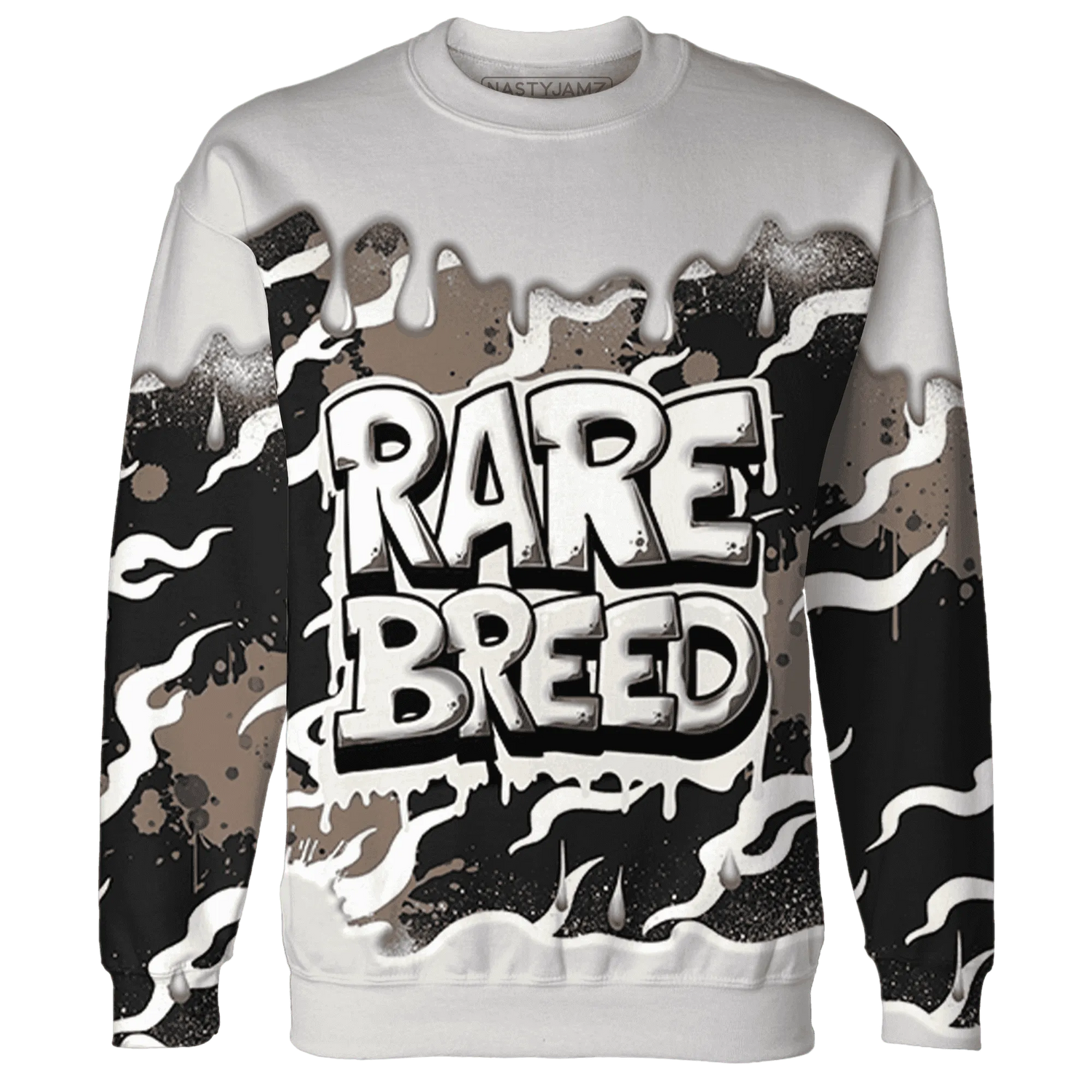 Low-Mocha-1s-Sweatshirt-Match-Rare-Breed-3D-Drippin