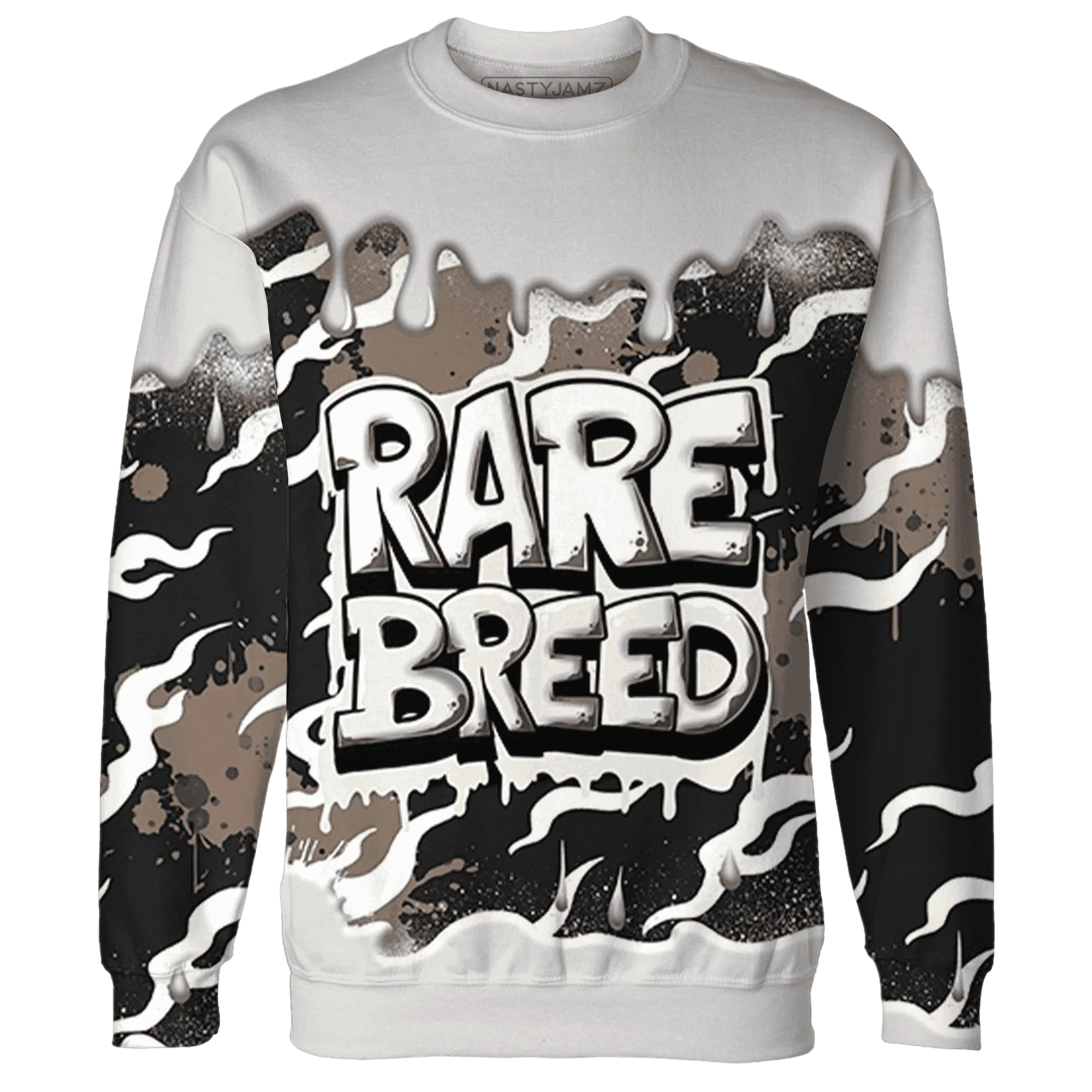 Low-Mocha-1s-Sweatshirt-Match-Rare-Breed-3D-Drippin