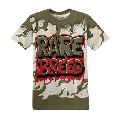 Medium-Olive-1s-T-Shirt-Match-Rare-Breed-3D-Drippin