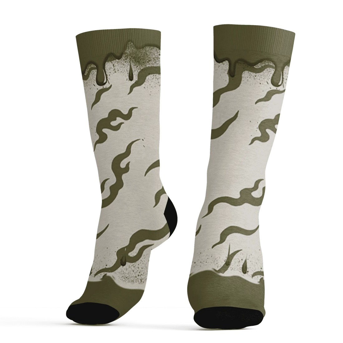 Medium-Olive-1s-Socks-Match-Rare-Breed-3D-Drippin