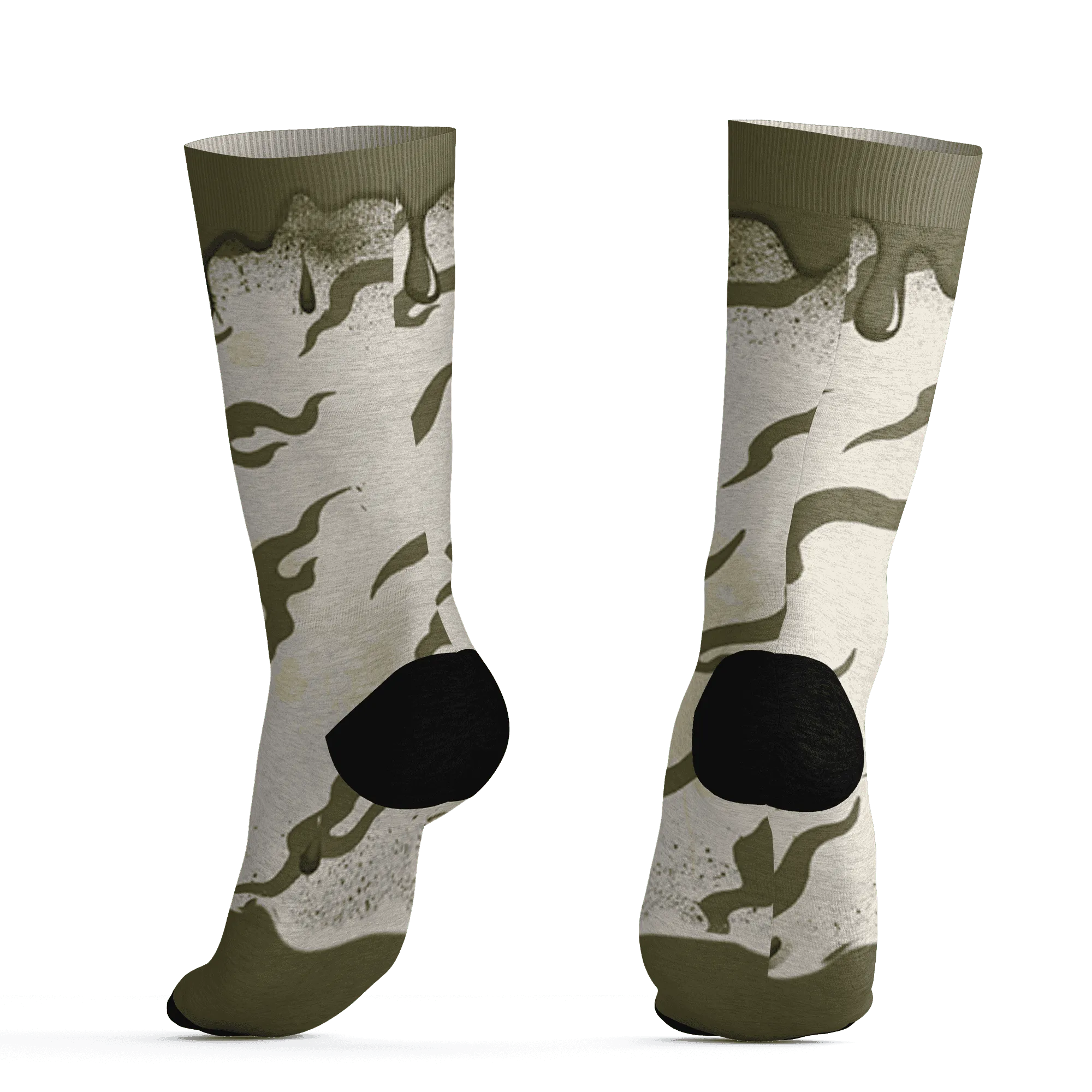 Medium-Olive-1s-Socks-Match-Rare-Breed-3D-Drippin