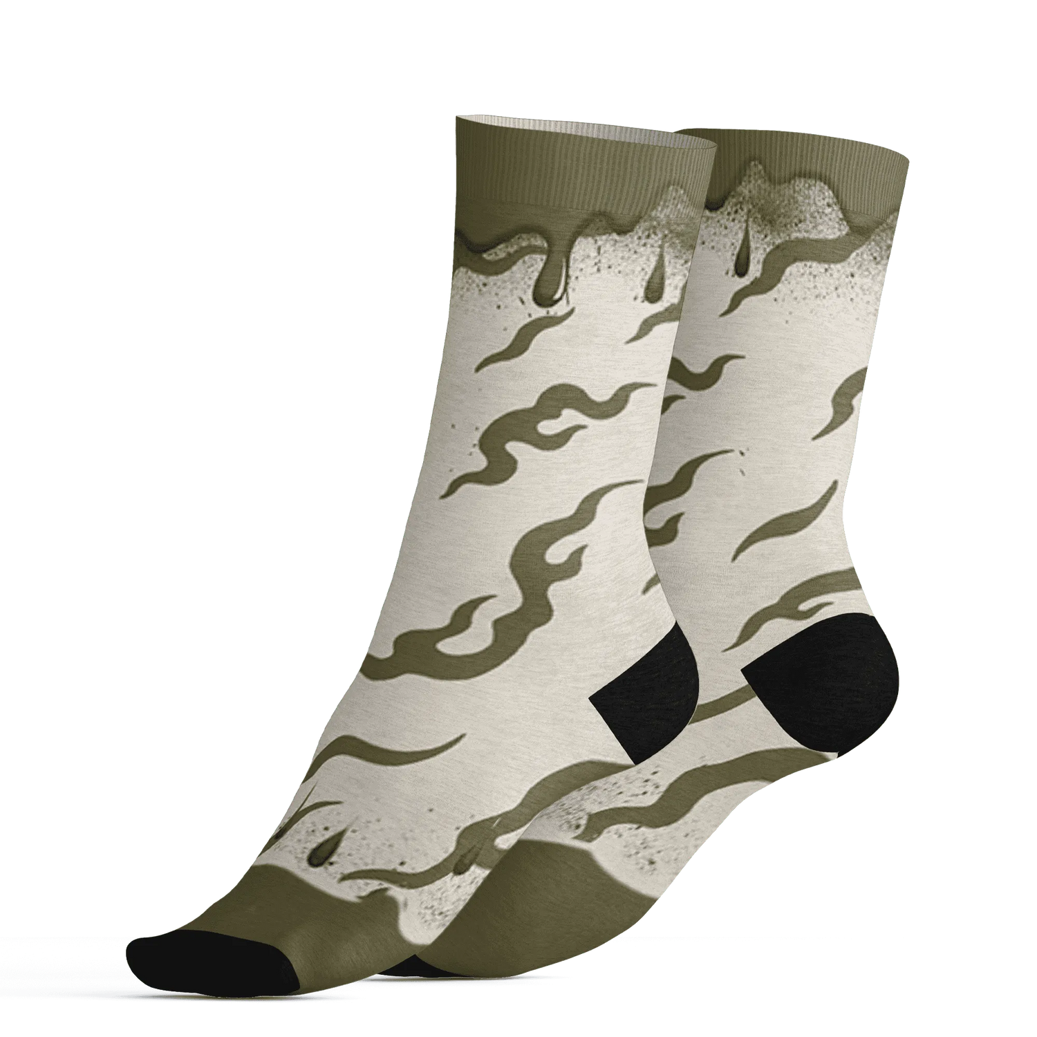 Medium-Olive-1s-Socks-Match-Rare-Breed-3D-Drippin