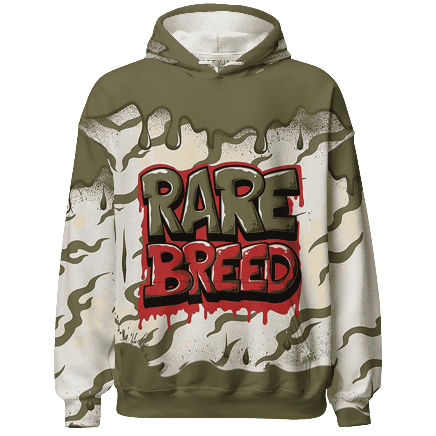 Medium-Olive-1s-Hoodie-Match-Rare-Breed-3D-Drippin