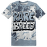 Mid Diffused Blue Grey 1s T Shirt Match Rare Breed 3D All-Over Print Drippin - NastyJamz