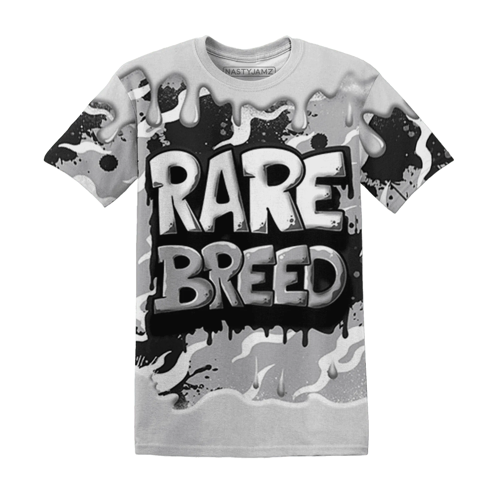 Wolf-Grey-1s-T-Shirt-Match-Rare-Breed-3D-Drippin