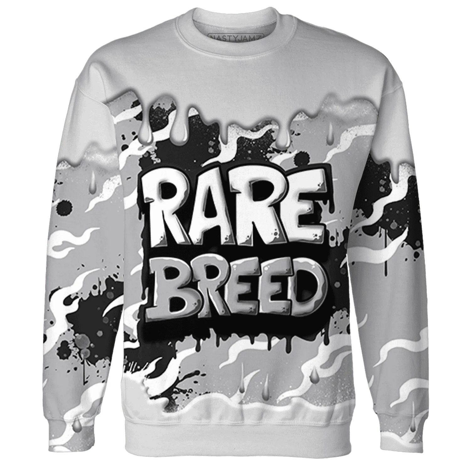 Wolf-Grey-1s-Sweatshirt-Match-Rare-Breed-3D-Drippin