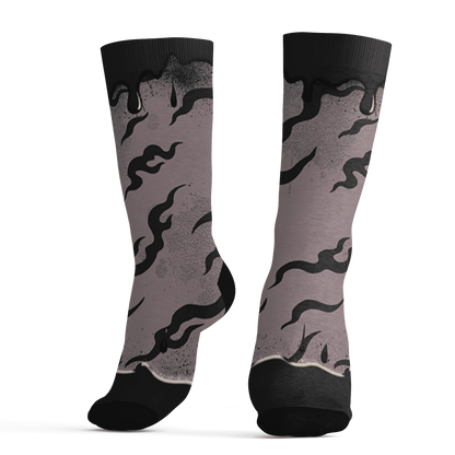 Black-Violet-Ore-3s-Socks-Match-Rare-Breed-3D-Drippin