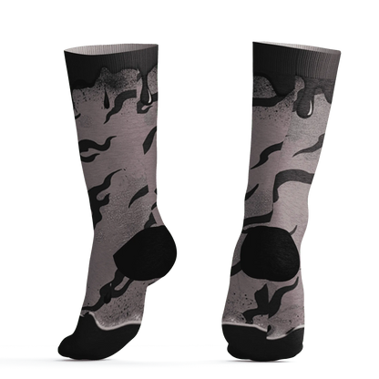 Black-Violet-Ore-3s-Socks-Match-Rare-Breed-3D-Drippin