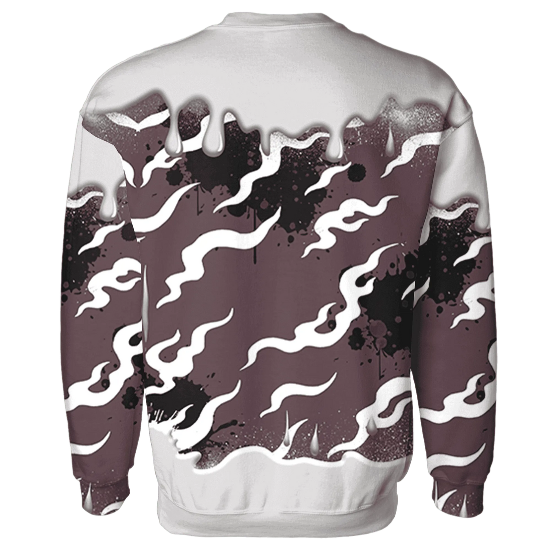 Burgundy-Crush-3s-Sweatshirt-Match-Rare-Breed-3D-Drippin