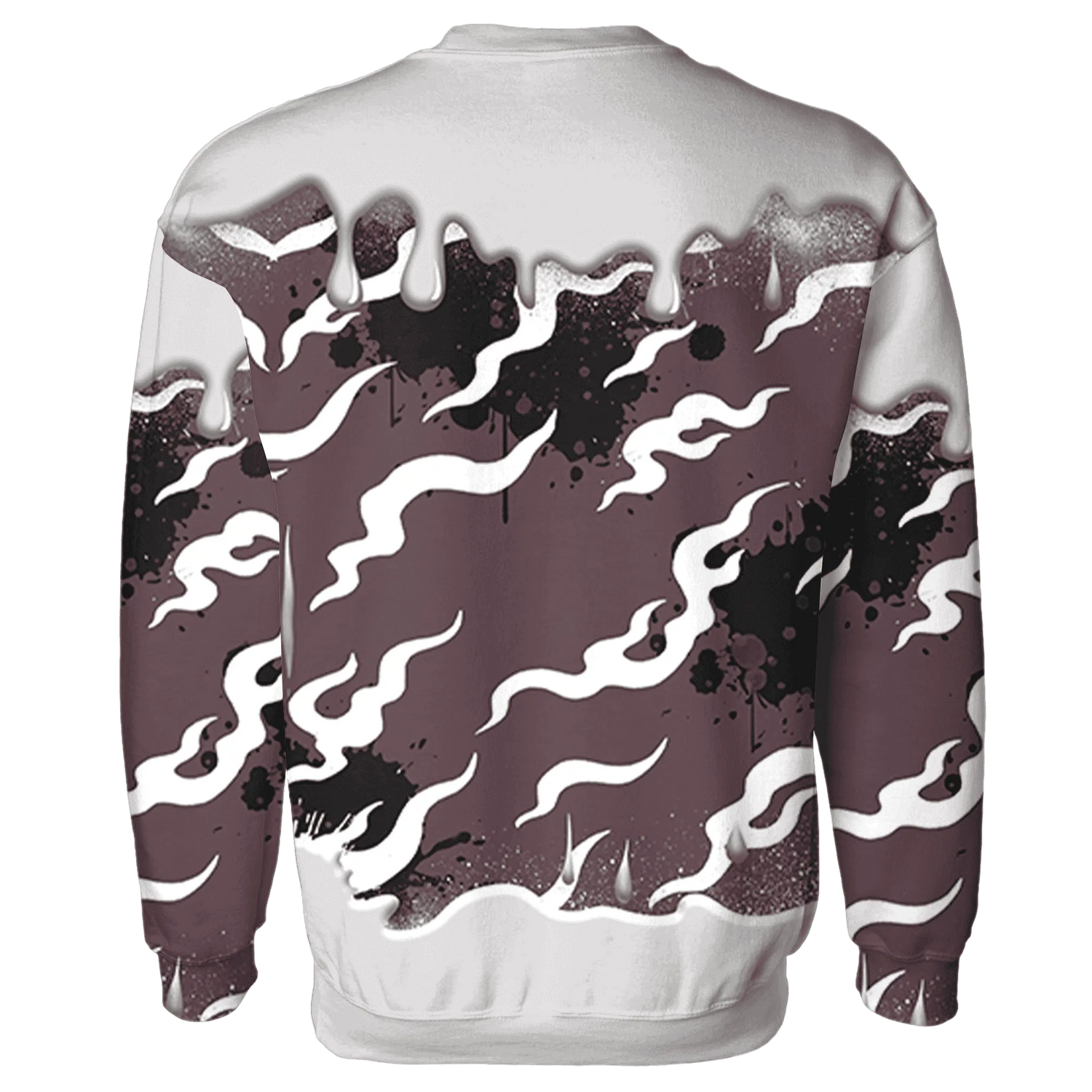Burgundy-Crush-3s-Sweatshirt-Match-Rare-Breed-3D-Drippin