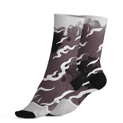 Burgundy-Crush-3s-Socks-Match-Rare-Breed-3D-Drippin