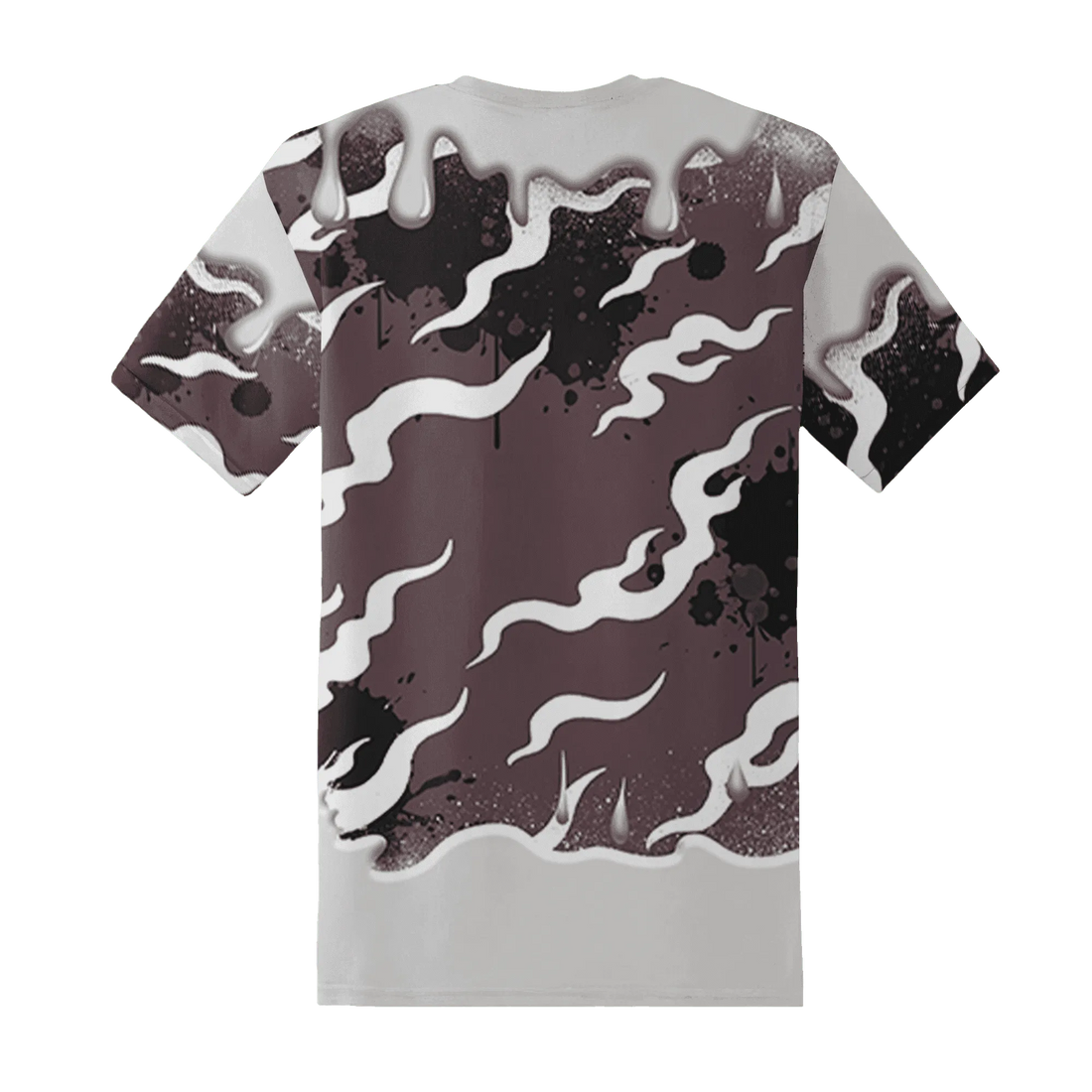 Burgundy-Crush-3s-T-Shirt-Match-Rare-Breed-3D-Drippin