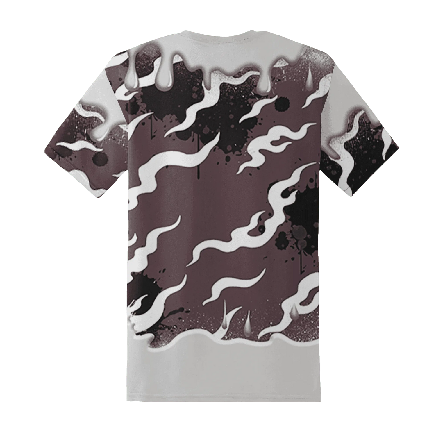 Burgundy-Crush-3s-T-Shirt-Match-Rare-Breed-3D-Drippin
